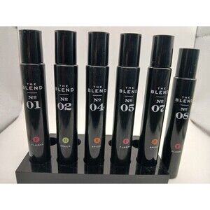 Frank Segal Set 6 The Blend Rollerball Fragrance with Stand 1 2 4 5 7 8 Floral